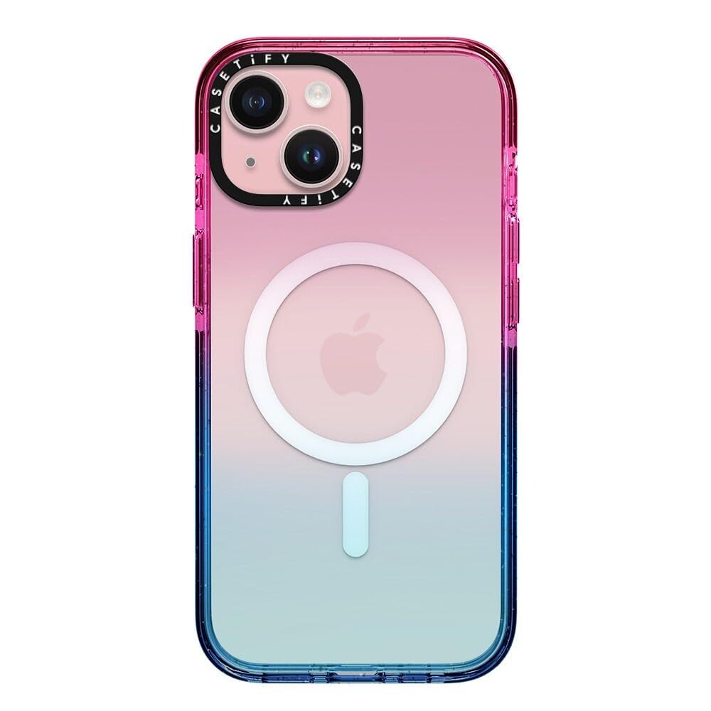 CASETiFY Impact iPhone 15 Pro Case [4X Military Grade Drop Tested / 8.2ft Drop Protection/Compatible with Magsafe] - Cotton Candy