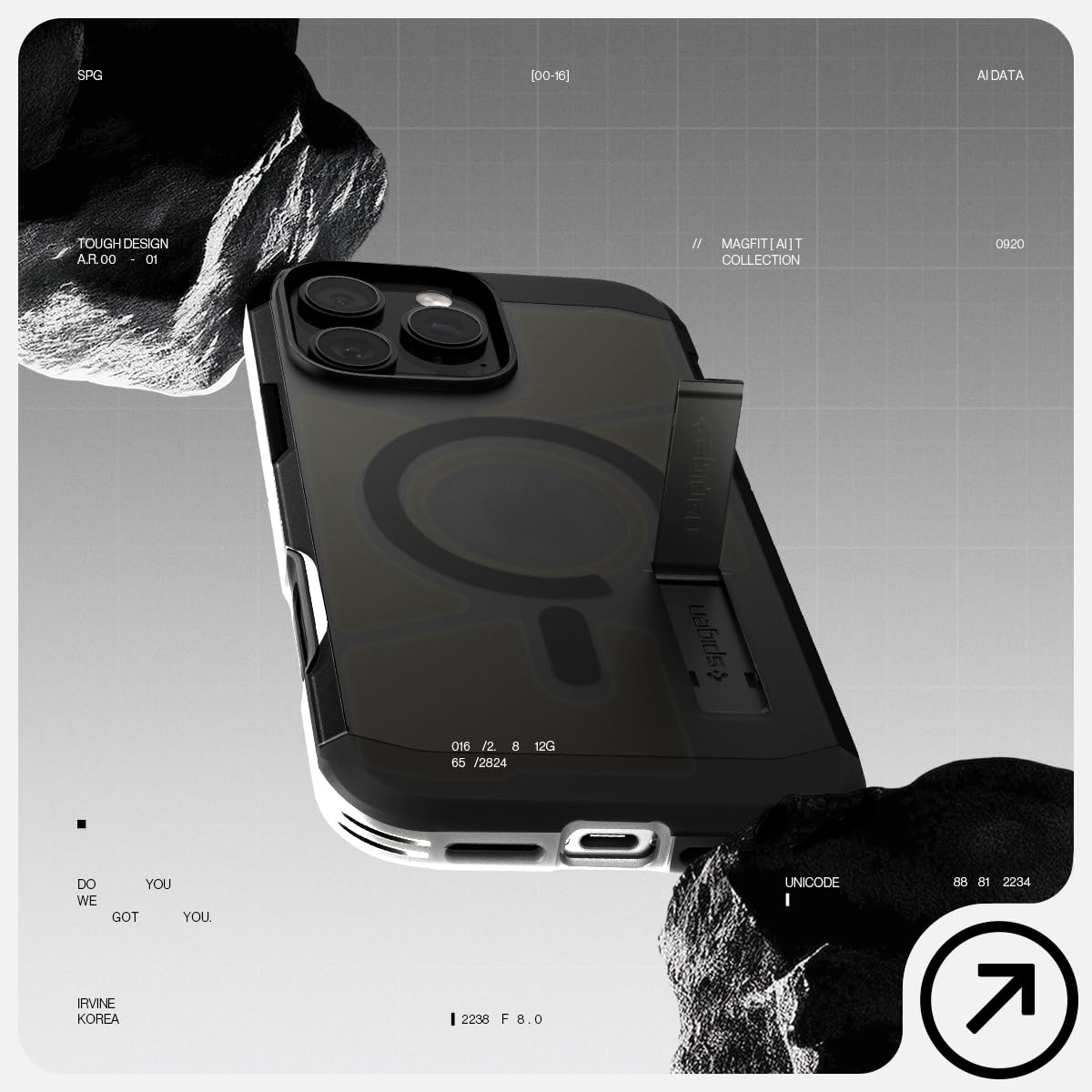 Spigen - Tough Armor T MagFit - MagSafe Compatible - Black