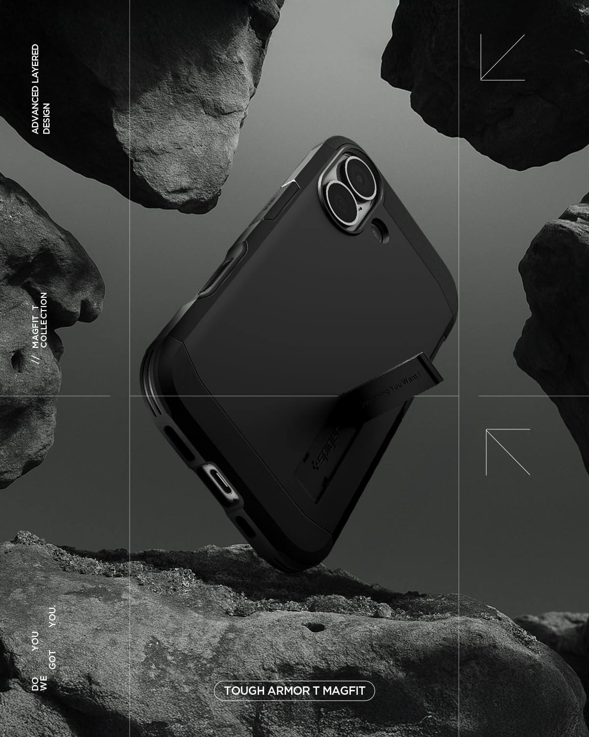 Spigen - Tough Armor T MagFit - MagSafe Compatible - Black