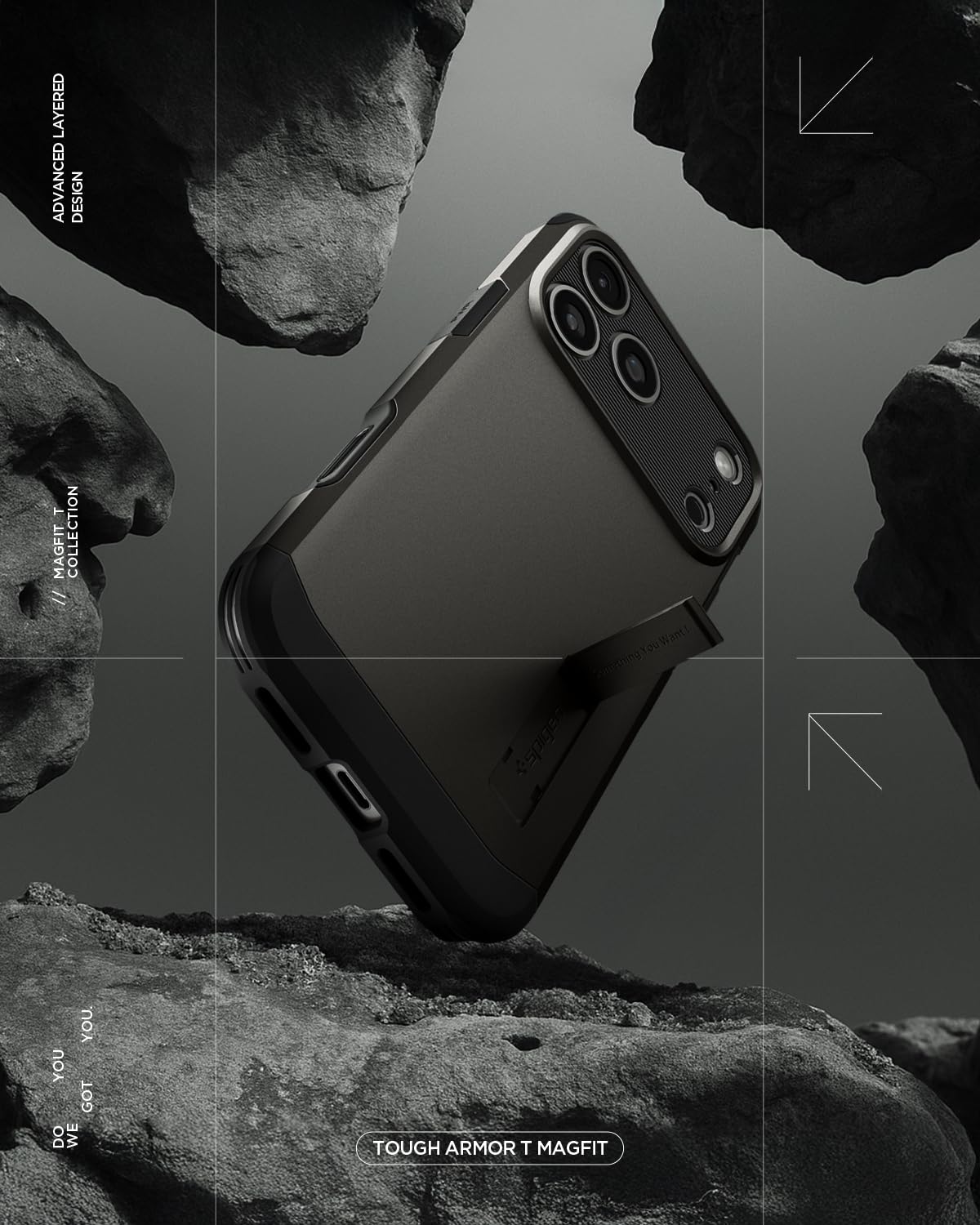 Spigen - Tough Armor T MagFit - MagSafe Compatible - Black